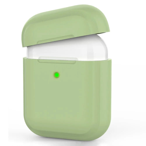 AHASTYLE PT88 Silicone Case for AirPods with Charging Case (2016) / (2019) / AirPods with Wireless Charging Case (2019) Earphone Cover - Green - 1