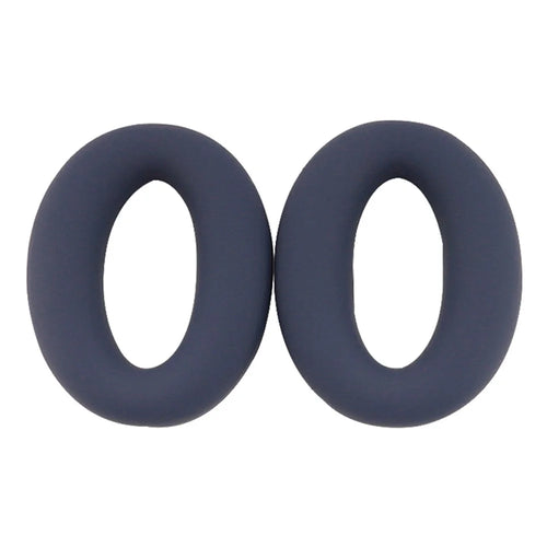 For Sony WH-XB910N 1 Pair Flexible Silicone Headphone Earpad Cover Sleeve - Dark Blue - 1