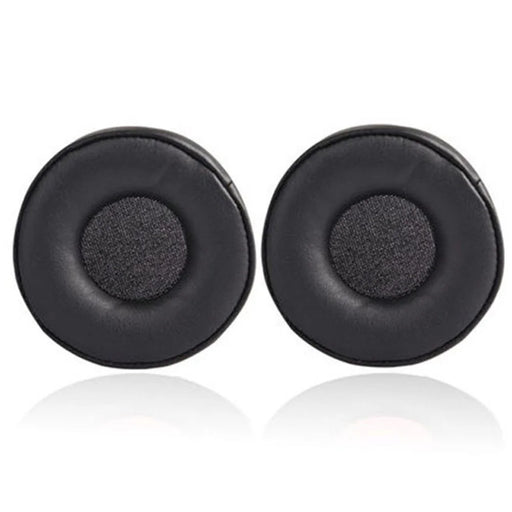 1 Pair Ear Cap for Jabra Move Wireless Headphone Protein Leather Earpad Cushion Replacement - Black - 1