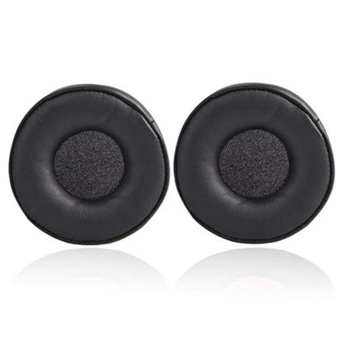 1 Pair Ear Cap for Jabra Move Wireless Headphone Protein Leather Earpad Cushion Replacement - Black - 1