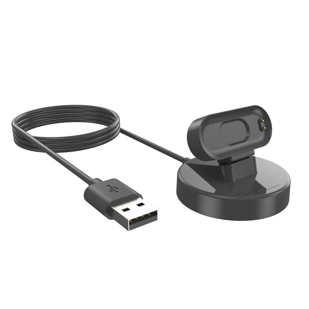 For Xiaomi Mi Band 7 / 7 NFC / 6 / 6 NFC / 5 / 5 NFC Magnetic USB Smart Watch Charger + Charging Base Set with 1m Cable - 2