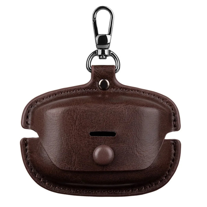 For Sony WF-1000XM4 Earphone Case PU Leather Bluetooth-compatible Headset Charging Bin Sleeve Cover - Brown - 1