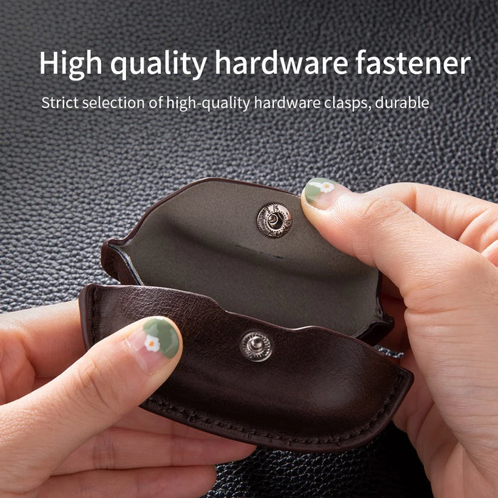 For Sony WF-1000XM4 Earphone Case PU Leather Bluetooth-compatible Headset Charging Bin Sleeve Cover - Brown - 2