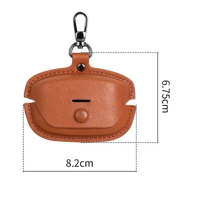 For Sony WF-1000XM4 Earphone Case PU Leather Bluetooth-compatible Headset Charging Bin Sleeve Cover - Brown - 6