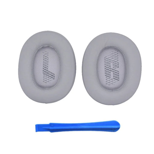 1 Pair Headphone Earpads for JBL LIVE 500BT, Replacement Soft Protein Leather Earphone Ear Cushion Pad - Grey - 1