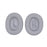1 Pair Headphone Earpads for JBL LIVE 500BT, Replacement Soft Protein Leather Earphone Ear Cushion Pad - Grey - 2