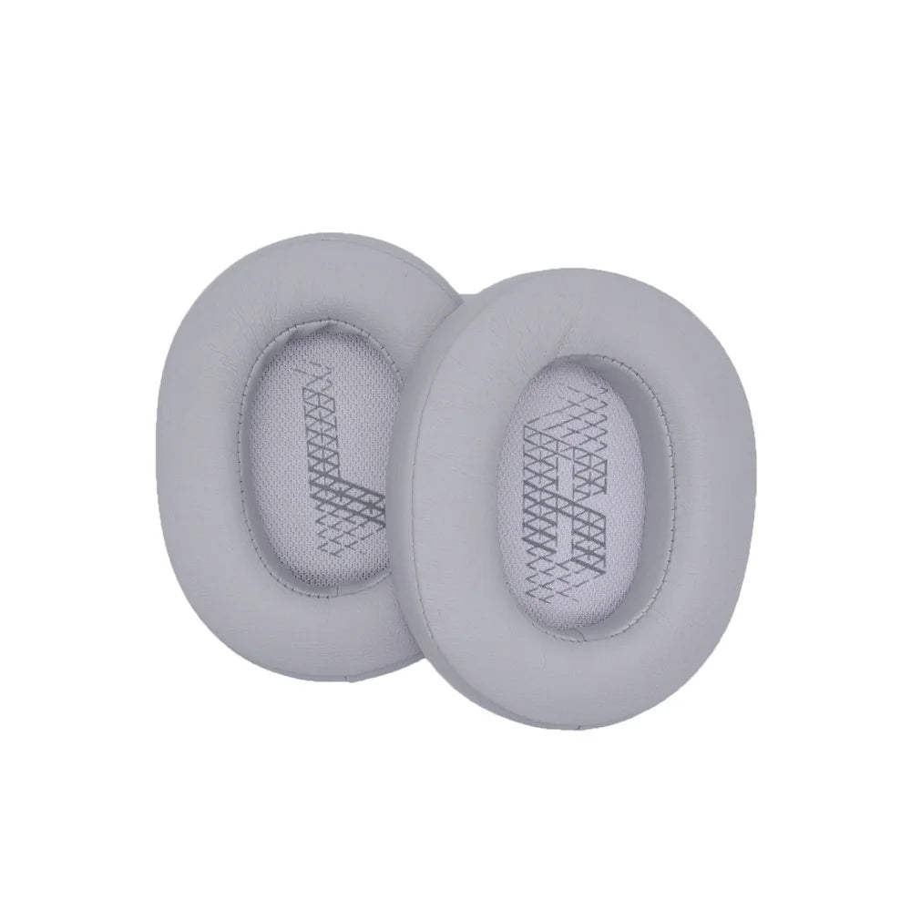 1 Pair Headphone Earpads for JBL LIVE 500BT, Replacement Soft Protein Leather Earphone Ear Cushion Pad - Grey - 4