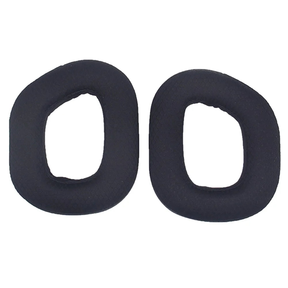 JZF-403 1 Pair For USCORSAIR HS80 RGB Headset Replacement Sponge Ear Cushions Pads Earpads (Football Texture) - 1