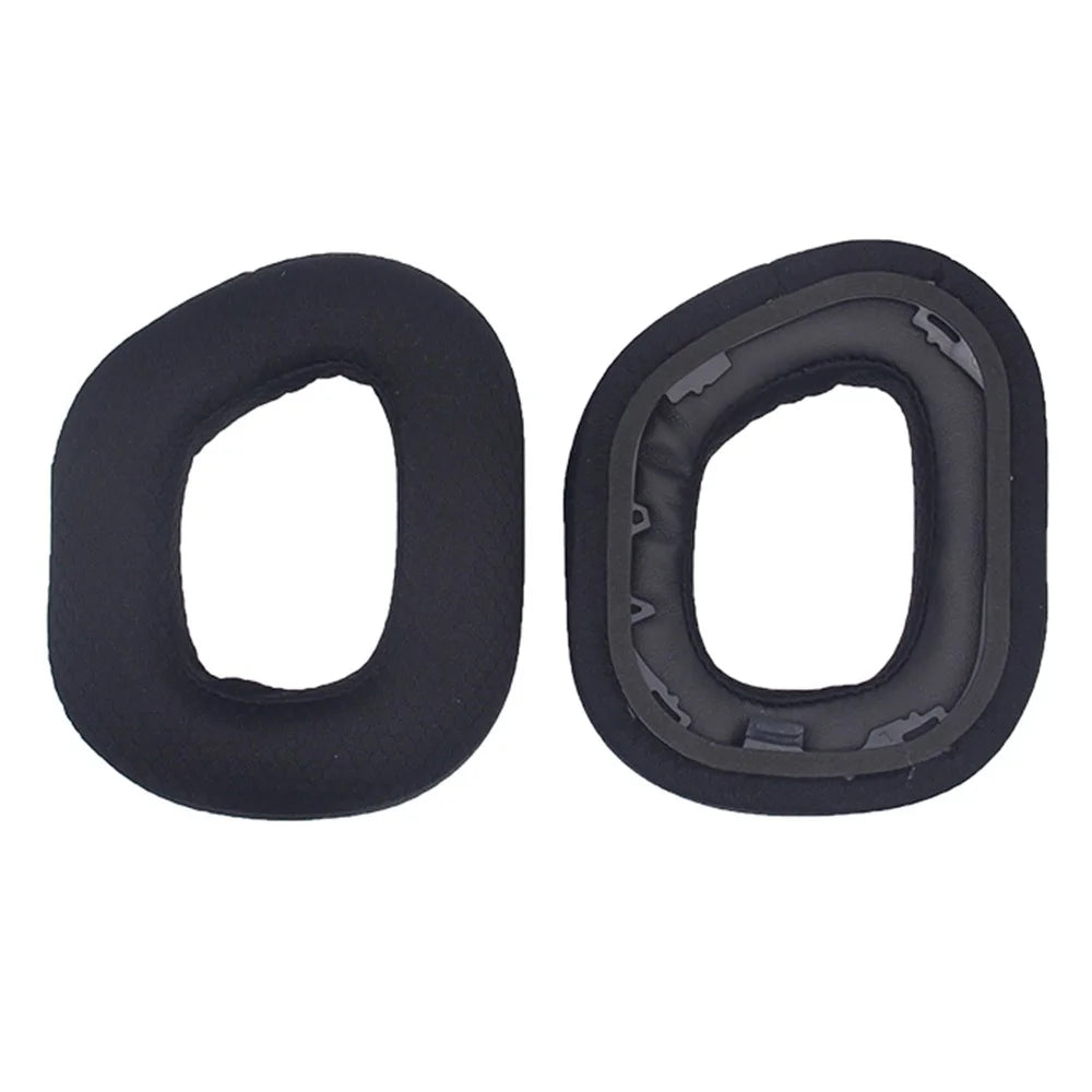 JZF-403 1 Pair For USCORSAIR HS80 RGB Headset Replacement Sponge Ear Cushions Pads Earpads (Football Texture) - 2