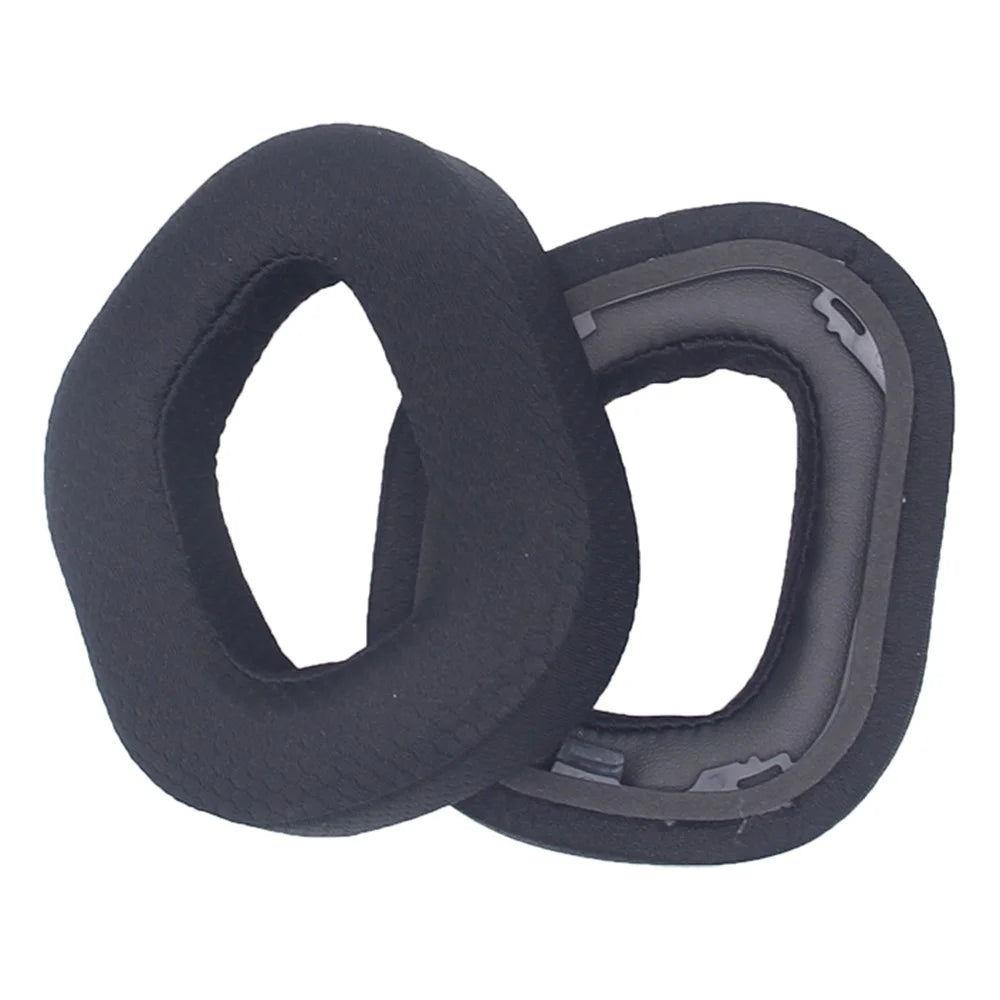 JZF-403 1 Pair For USCORSAIR HS80 RGB Headset Replacement Sponge Ear Cushions Pads Earpads (Football Texture) - 5