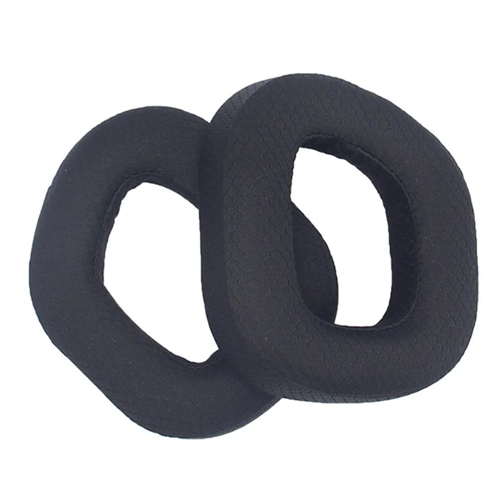 JZF-403 1 Pair For USCORSAIR HS80 RGB Headset Replacement Sponge Ear Cushions Pads Earpads (Football Texture) - 6