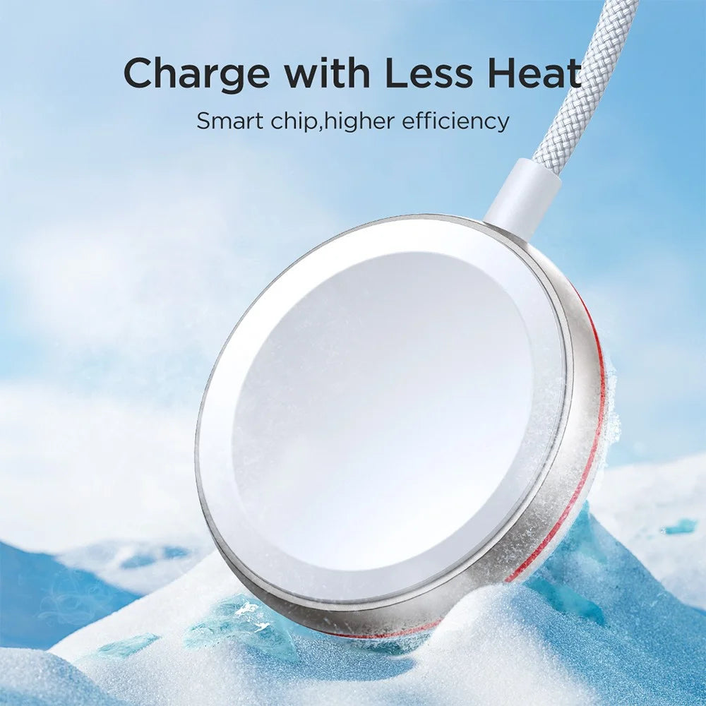 JOYROOM S-IW012 2 in 1 1.5m USB-C to Watch Magnetic Charger + 1.5m PD 30W Fast Charging Cable for Apple Watch  /  iPhone  /  iPad - 5
