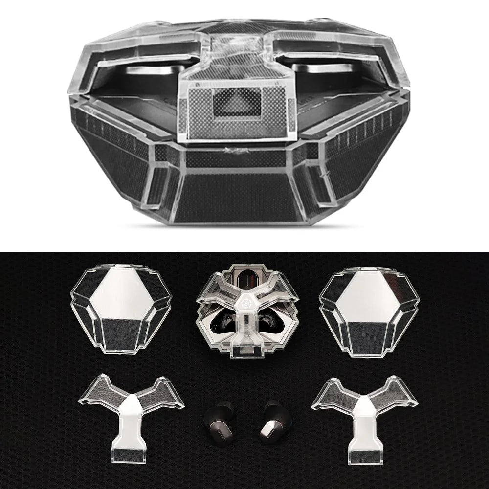 For Edifier Hecate GX05 Transparent Earphone Case Anti-drop Bluetooth-compatible Earbud Protective Cover - 1