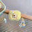 For AirPods Pro 2 Soft Plush Protective Cover Star Design Earphone Anti-drop Case with Chain Pendant - 2