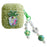 For Apple AirPods 1 / 2 Cover Cartoon Pineapple Soft Fluff TPU Protective Case with Pendant - 1