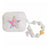 For Apple AirPods 3 Earphone Case Star Design Plush Fluff Earbud Protective Cover with Pendant - 1