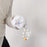 For Apple AirPods 3 Earphone Case Star Design Plush Fluff Earbud Protective Cover with Pendant - 2