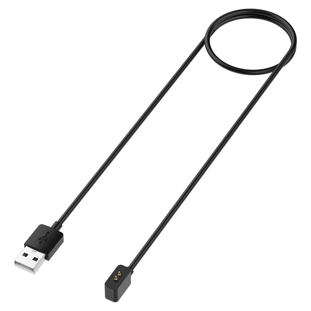 60cm Charging Cable for Xiaomi Smart Band 9 NFC / 9 / 8 Active / Smart Band 8 / 8 Pro Portable USB Charging Dock - Black - 1