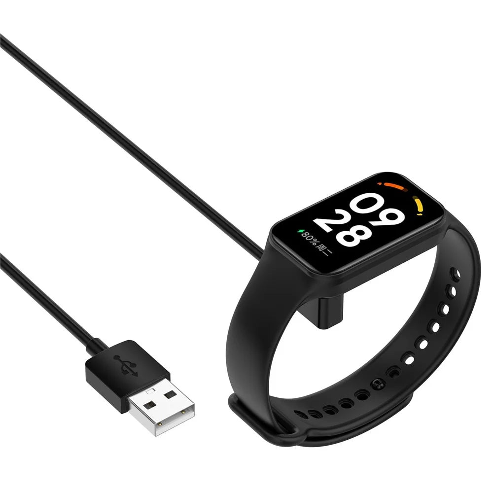60cm Charging Cable for Xiaomi Smart Band 9 NFC / 9 / 8 Active / Smart Band 8 / 8 Pro Portable USB Charging Dock - Black - 3