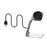 For Garmin Venu 3 / Venu 3S / Vivoactiv 5 Watch Charger Stand Aluminium Alloy Charging Dock with Data Function - Right Port / Silver - 1