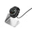 For Garmin Venu 3 / Venu 3S / Vivoactiv 5 Watch Charger Stand Aluminium Alloy Charging Dock with Data Function - Right Port / Silver - 5