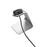For Garmin Venu 3 / Venu 3S / Vivoactiv 5 Watch Charger Stand Aluminium Alloy Charging Dock with Data Function - Right Port / Silver - 7