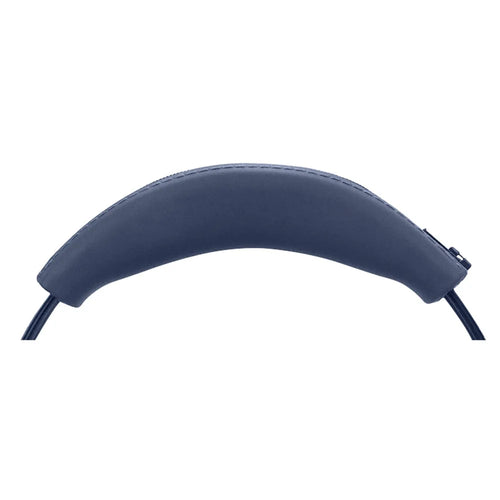 For Sony WH-H910N Headphone Head Beam Silicone Cover Headband Zipper Protective Sleeve - Dark Blue - 1