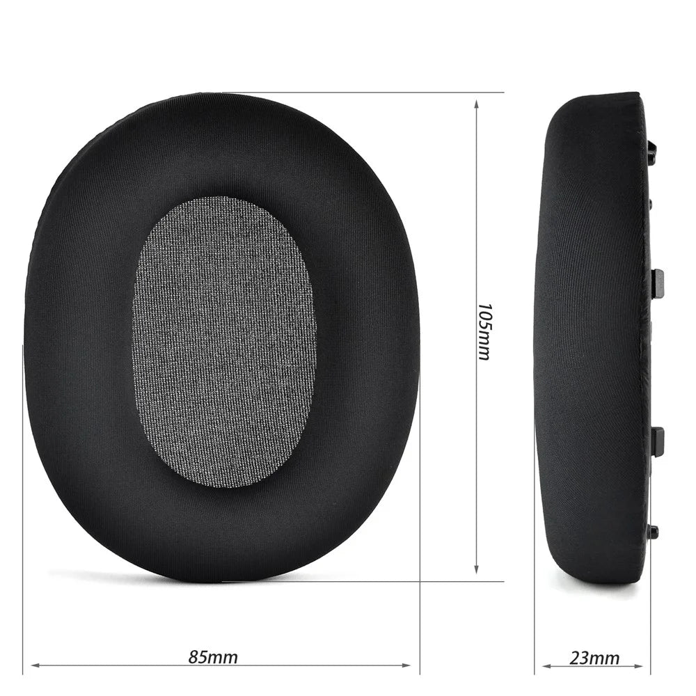 1 Pair Ear Pads for Sony INZONE H9 / H7 / WH-G900N , Ice Silk Cloth Enhanced Comfort Earmuff Ear Cushions - 7