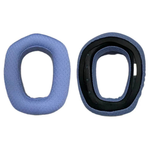 For Logitech G435 1 Pair Headphone Earpads Mesh Cloth + Sponge Replace Earmuffs - Blue - 1