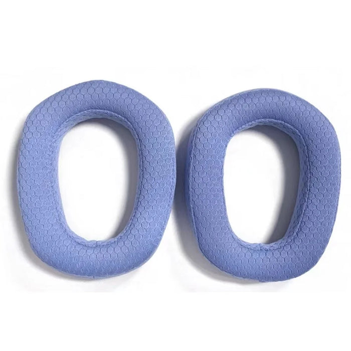 For Logitech G435 1 Pair Headphone Earpads Mesh Cloth + Sponge Replace Earmuffs - Blue - 2