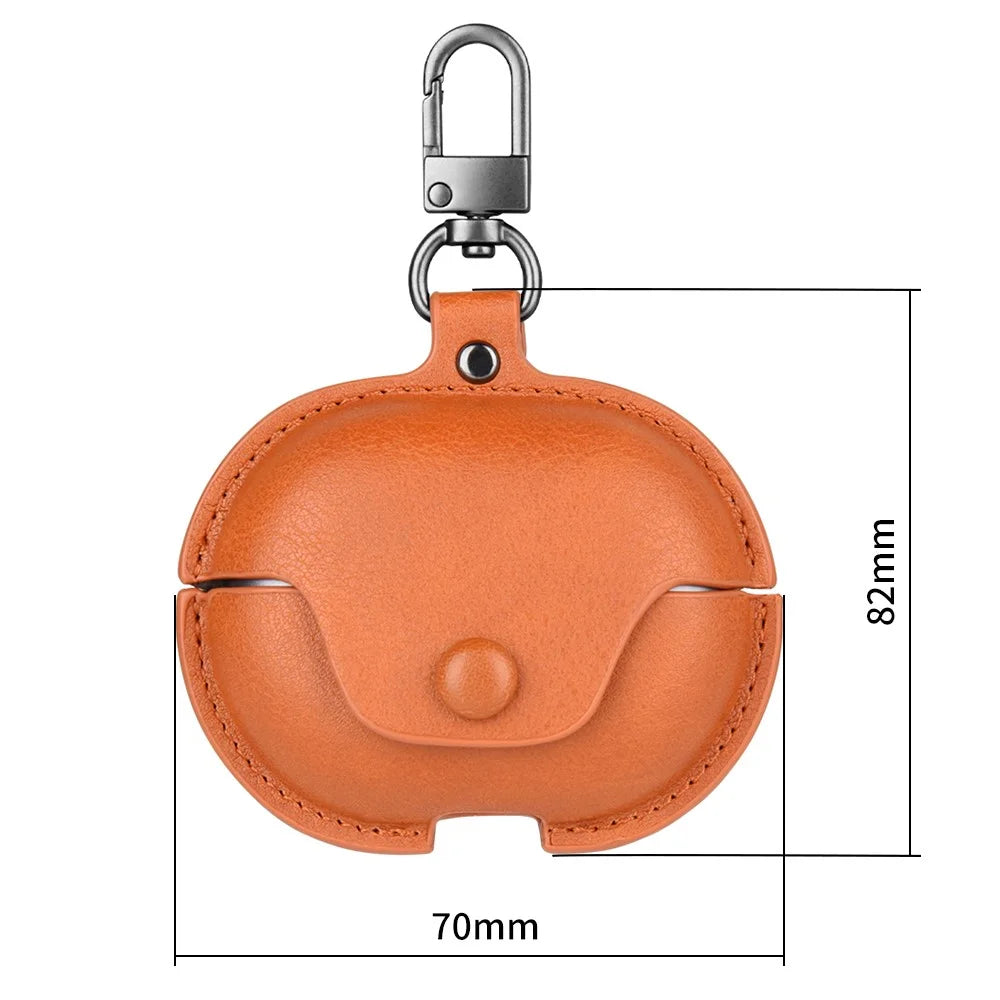 For Huawei FreeBuds Pro 4 / FreeBuds Pro 3 Charging Case Cover Anti-Drop Bluetooth-compatible Headset PU leather Cover - Brown - 6