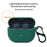 For Jabra Elite 8 Active Anti-drop Earphone Case Soft Silicone Cover with Hanging Buckle - Blackish Green - 3