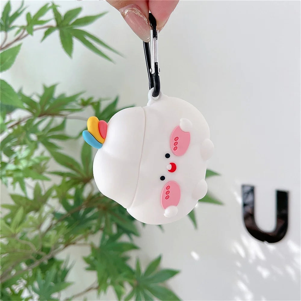 For Apple AirPods 3 Earphone Silicone Case Cute Cloud Design Anti-drop Earbud Cover - 4
