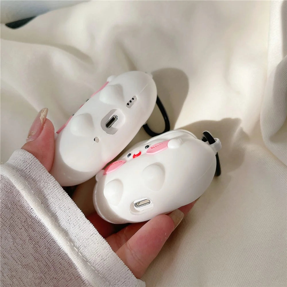 For Apple AirPods 3 Earphone Silicone Case Cute Cloud Design Anti-drop Earbud Cover - 5