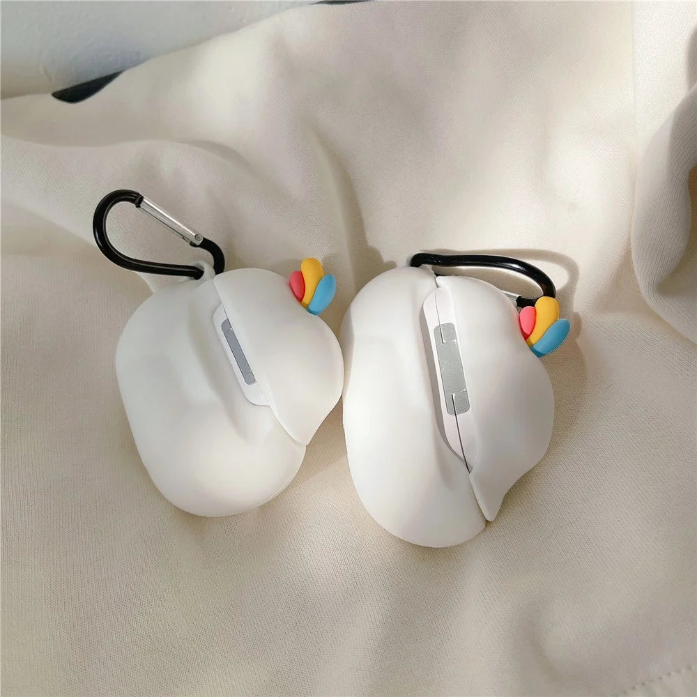 For Apple AirPods 3 Earphone Silicone Case Cute Cloud Design Anti-drop Earbud Cover - 6