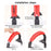 For Sony WH-1000XM3 / XM4 Headphone Head Beam Cover Soft Silicone Protective Head Beam Sleeve - Red - 4