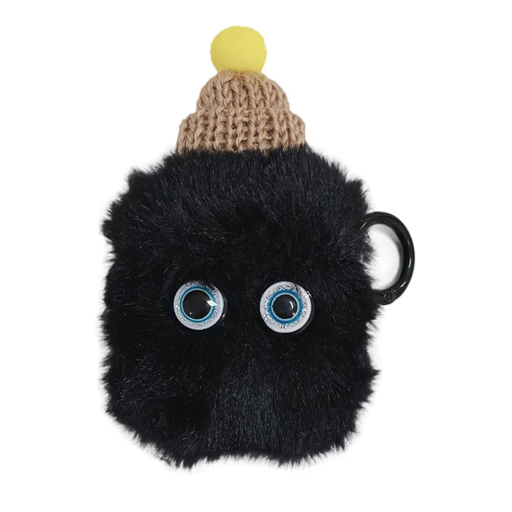For Apple AirPods with Charging Case (2016) / (2019) / AirPods with Wireless Charging Case (2019) Case Fluffy Little Demon Cover - with Hat - 1