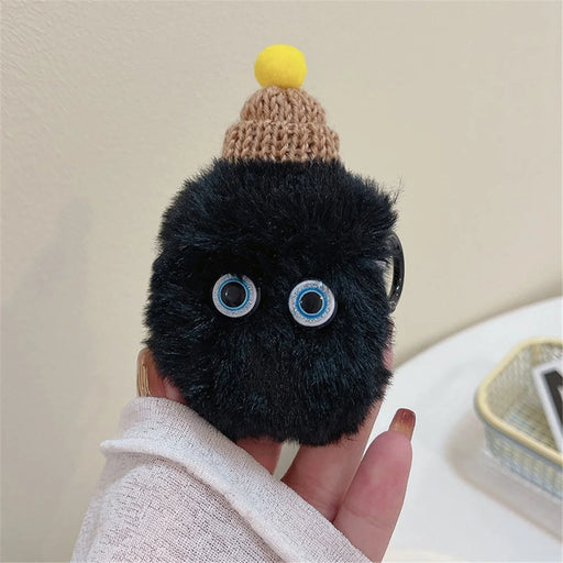 For Apple AirPods with Charging Case (2016) / (2019) / AirPods with Wireless Charging Case (2019) Case Fluffy Little Demon Cover - with Hat - 2