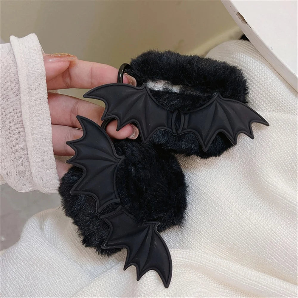 For Apple AirPods with Charging Case (2016) / (2019) / AirPods with Wireless Charging Case (2019) Case Fluffy Little Demon Cover - with Hat - 4