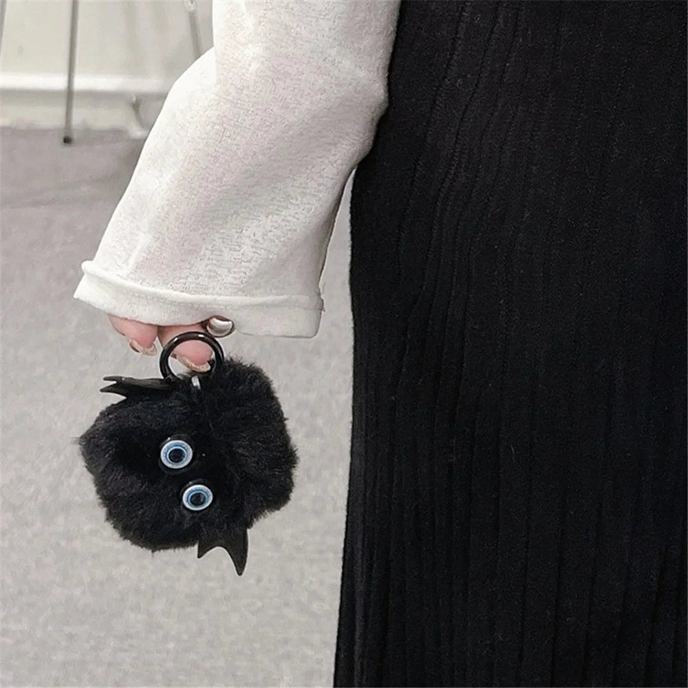 For Apple AirPods with Charging Case (2016) / (2019) / AirPods with Wireless Charging Case (2019) Case Fluffy Little Demon Cover - with Hat - 6