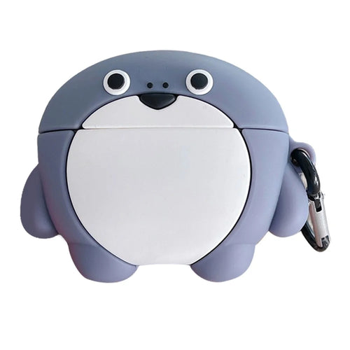 TPU Case for Apple AirPods Pro / Pro 2 Cartoon Fish Earphone Protective Cover with Hanging Buckle - 1