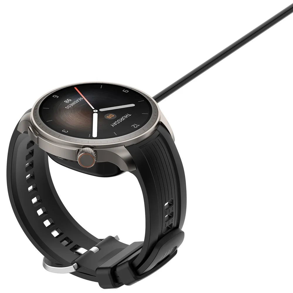 Watch Charger for Huami Amazfit T-Rex 3 (A2322) / Balance (A2286)  / Cheetah 2 Pro 1m USB Magnetic Smartwatch Charging Cable Cord - 4