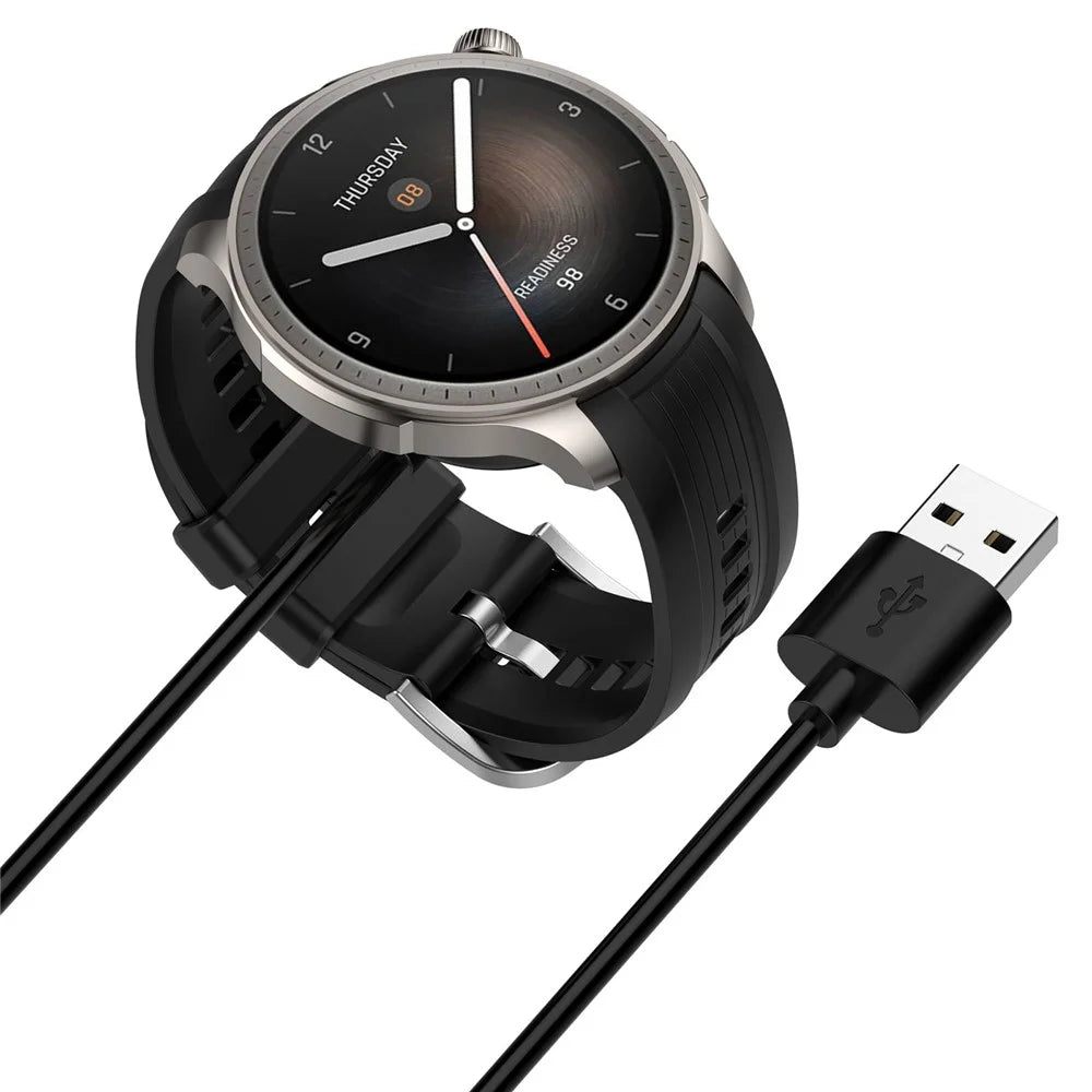 Watch Charger for Huami Amazfit T-Rex 3 (A2322) / Balance (A2286)  / Cheetah 2 Pro 1m USB Magnetic Smartwatch Charging Cable Cord - 6
