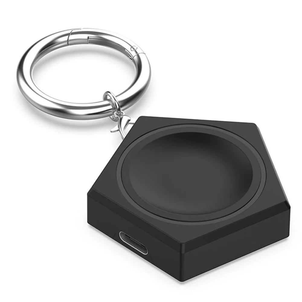 Wireless Charger for Huawei Watch GT 4 / GT 2 Pro / Honor 4 Pro Portable Replacement USB Charging Dock Adapter - Black - 4