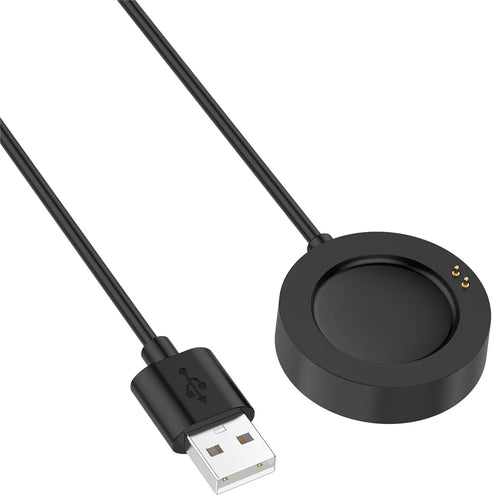 For Xiaomi Watch H1 / Watch 2 Pro / Watch S2 42mm 46mm Charger Dock 1m USB Magnetic Charging Cable Smartwatch Charger - Black - 1