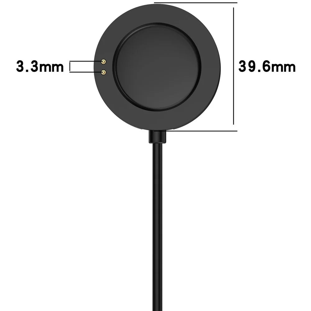 For Xiaomi Watch H1 / Watch 2 Pro / Watch S2 42mm 46mm Charger Dock 1m USB Magnetic Charging Cable Smartwatch Charger - Black - 7