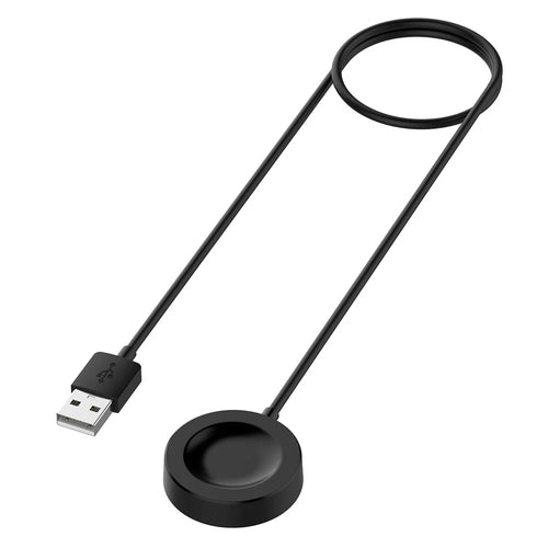 For Huawei Watch GT 4 41mm 46mm / Honor Watch 4 Pro Magnetic Charger Dock 1m USB Cradle Cable - Black - 1