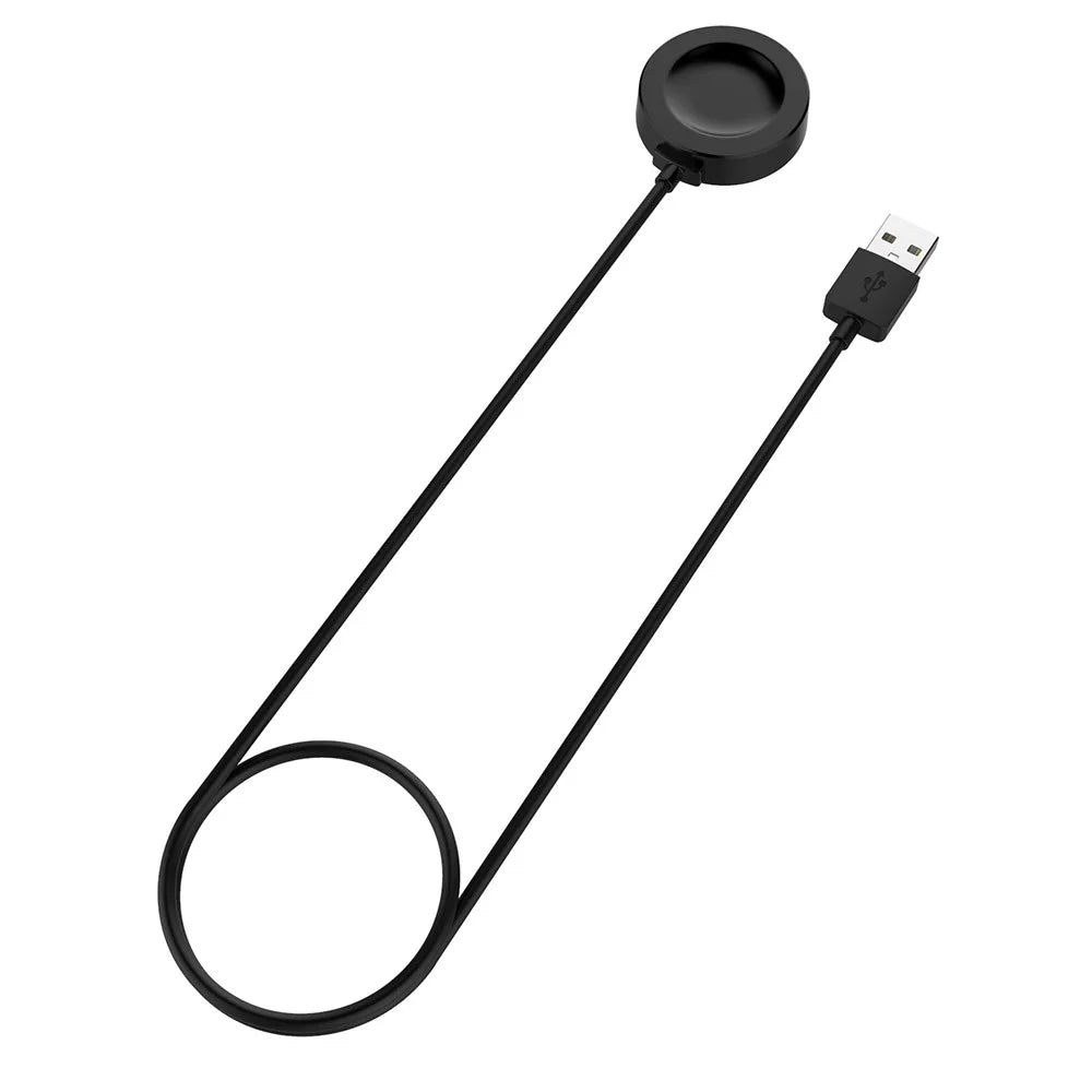 For Huawei Watch GT 4 41mm 46mm / Honor Watch 4 Pro Magnetic Charger Dock 1m USB Cradle Cable - Black - 2