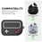 AHASTYLE PT-JY13 For Beats Studio Buds 2021 / Buds+ 2023 Charging Case Cover Game Controller Style 2-Piece Protective Silicone Case - Black - 2