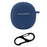 For vivo TWS Air2 Earphone Cover Bluetooth-compatible Headset Sleeve Charging Bin Silicone Case with Buckle - Dark Blue - 1